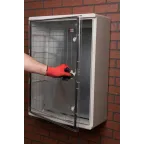 Бокс пластиковый с монтажной платой прозр. дверь 800х600х260 мм IP65 PROxima