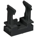 ELASTA Держатель с защелкой для гофрированных труб под монтажный пистолет CFM20 черный IEK