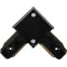 Коннектор угловой черный для шинопровода