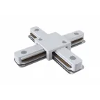 Коннектор TR-1PA-СX-WH X-образный для однофазного шинопровода белый