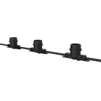 Гирлянда Белт лайт E27 без ламп кол-во патронов 80паралельная схема подключения материал оболочки каучук ПВХ черный провод медь 2х0.75 длина 48м шнур 1.5м -40..+50 град.C IP65