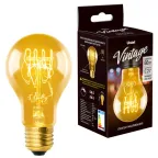 Лампа накаливания декоративная ЛОН 60 вт 300 Лм Е27 VintageL-V-A60-60/GOLDEN/E27 SW01