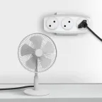 Тройник 3гн, без заземл.(белый) (10/60/1200) SP-3-W