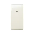 Выключатель однополюсный узкий с подсветкой, 10А 250В, S27, сл.кость