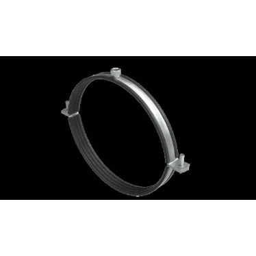Хомут для воздуховодов с изоляцией с гайкой М8 для труб d 160 мм