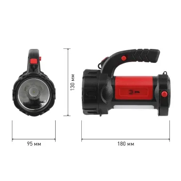 Фонарь светодиодный PA-607 прожектор аккумуляторный 8 Вт, литий, поворотная ручка, Альфа