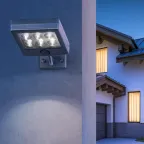 Прожектор с датчиком движения c выносной солнечной батареей, 6LED,150lm ERAFS024-07