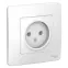 BLANCA скрытой установки розетка без заземления без шторок 16А, 250В, белый
