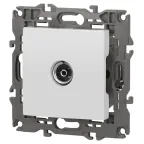 Розетка TV одиночная, Эра Elegance, белый, 14-3101-01