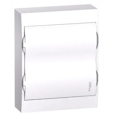 Щит распределительный навесной белый City9 (ЩРн-П-24) дверь белая на 24 модуля IP40