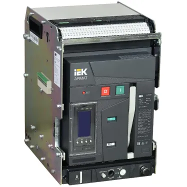 Выключатель автоматический воздушный ARMAT выдвижного исполнения 3P типоразмер A 55кА 800А расцепитель TT с комплектом аксессуаров 220В: мотор привод катушка включения катушка отключения