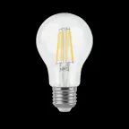 Лампа светодиодная филаментная LED 10 Вт 930 лм 2700К А60 груша теплый E27 AC 220В прозрачная колба Black Filament Gauss