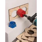 Комплект шаблонов для подрозетников диаметром 82 мм Expert