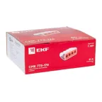 Клемма СМК 773-174 (с пастой) 4 отверстия 2.5-6.0мм2 (уп.50шт.) PROxima