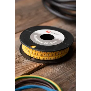 Маркер кабельный 6.0кв.мм 3 (350ед) (ЕС-3)