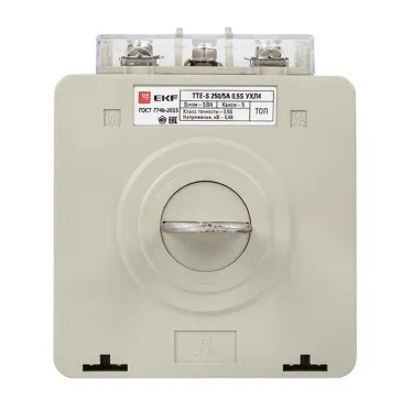 Трансформатор тока ТТЕ-A-250/5А с клеммой напряжения класс точности 0,5S PROxima