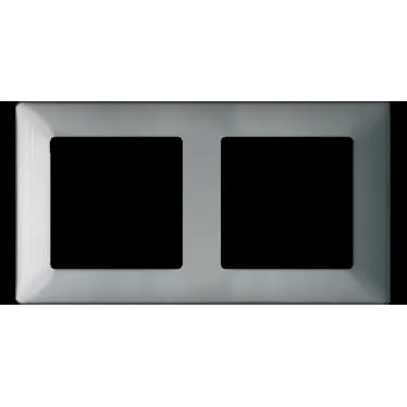 Valena LIFE Рамка 2 поста сталь универсальная