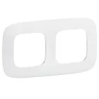 Valena ALLURE Рамка 2 поста белая универсальная