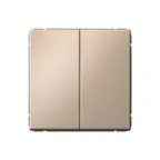 ARTGALLERY 2-клавишный переключатель, сх.6/2, 10АХ, механизм, песочный