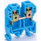 Зажим наборный 70А 10 мм.кв ЗН-101 синий