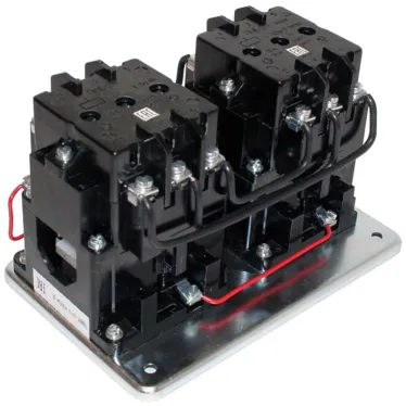 Пускатель электромагнитный ПМЕ-213 УХЛ4 В, 380В/50Гц, 4з+4р, 25А, реверсивный, без реле, IP00