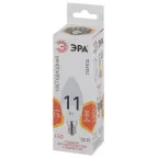 Лампа светодиодная Е14 11Вт свеча теплый белый свет STD LED B35-11W-827-E14 E14 / ЭРА