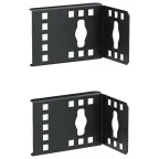 Кронштейн для крепления вертикальных PDU в зоне Zero-U черный (2шт/компл)