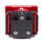 VIVA Розетка силовая с заземлением красная