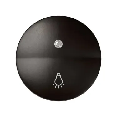 Клавиша с индикатором и пиктограммой свет для 75160-39, S88, коричневый