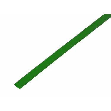 Трубка термоусаживаемая ТУТ 5,0/2,5 мм зеленая, 1 м