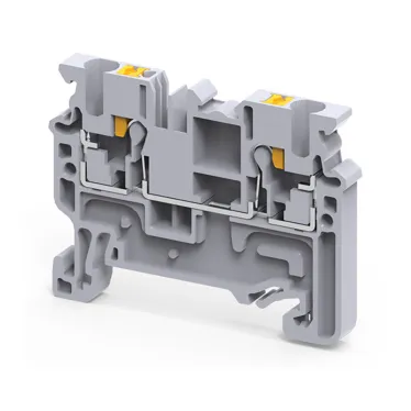 Клемма проходная 2,5 кв.мм push-in OptiClip CP-2,5-I-24A-(0,2-2,5)-серый