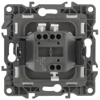 Переключатель, 10АХ-250В, Эра12, чёрный,12-1103-06