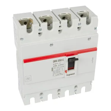 Выключатель автоматический DRX250 термомагнитный 250A 4П 18кА