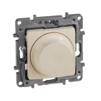 ETIKA Светорегулятор поворотный без нейтрали 300Вт слоновая кость