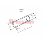 Наконечник штыревой втулочный L-7 мм 1.5 кв мм (НШВ 1.5-8 НГ 1.5-7), REXANT