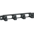 Органайзер кабельный 10' 1U 4 кольца черный