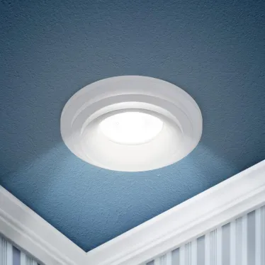 Светильник встраиваемый декоративный DK105 WH MR16 GU5.3 белый