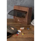 Щит распределительный навесной ЩРН-П-10 темное дерево IP41 PROxima