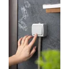 Кнопка звонка Мурманск 1-клавишная 10А IP54 серая