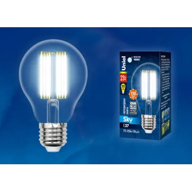Лампа светодиодная LED-A70-23W/4000K/E27/CL PLS02WH Форма A прозрачная Sky (4000K) Картон