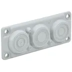 TITAN Ввод кабельный мембранный 6 отверстий d-6-59мм IP65 серый