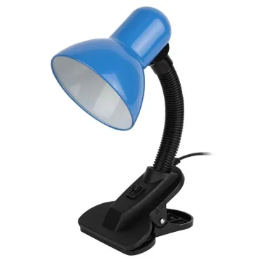 Светильник настольный на прищепке синий N-102-E27-40W-BU ЭРА