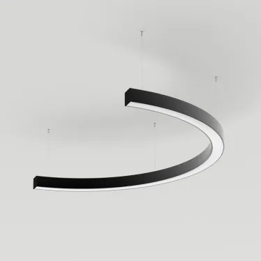 Светильник SP-LINE-HANG-ARC-C3535-D800-34W Day4000 (BLACK, 230V) (металл)