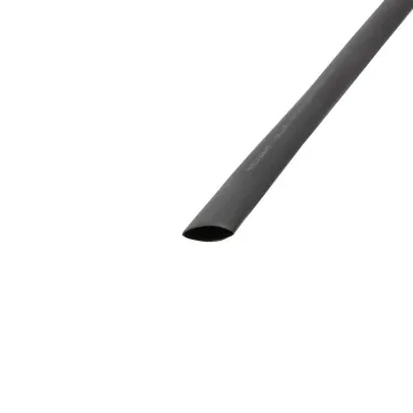 Термоусаживаемая трубка двухстенная клеевая 12,7 6,35 мм черн уп. 10 шт. по 1 м, REXANT