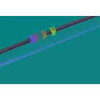 CAB3 Кольцо маркировочное 4-6мм (7) белое/фиолетовое (800шт)