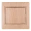 Выключатель Intro Plano 1-101-11 одноклавишный 10А-250В, IP20, СУ, сосна