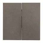 Валенсия лицевая панель выключателя 2-кл. проходного 10А графит