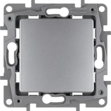 Выключатель одноклавишный, автоматические клеммы 10 AX 250В, алюминий