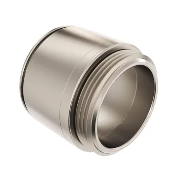 Муфта труба-коробка D-63мм IP66/IP67 М63х1.5 никелированная латунь