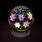 Шар с внутренней проекцией Снежинки, 3*AAA, IP20 ENGDS-15